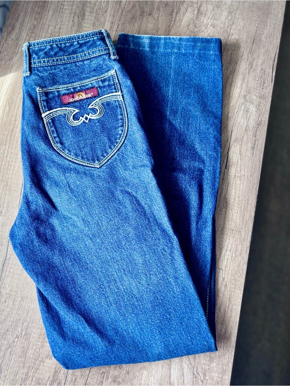 Vintage80s Jordache Women's Classic Blue Straight-Leg Jeans